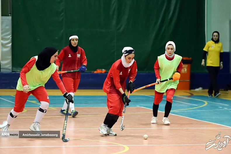 (تصاویر) تمرین تیم ملی هاکی بانوان